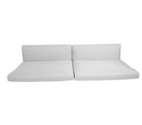 Billede af Cane-line Outdoor Connect 3 Pers. Sofa Hyndesæt - White 