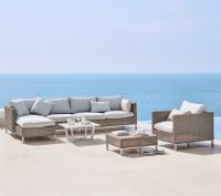 Billede af Cane-line Outdoor Connect Fodskammel H: 30 cm - Taupe