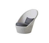 Billede af Cane-line Outdoor Kingston hyndesæt til Solstol - Black