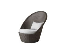 Billede af Cane-line Outdoor Kingston hyndesæt til Solstol - Light Grey