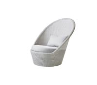 Billede af Cane-line Outdoor Kingston hyndesæt til Solstol - Light Grey
