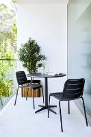 Billede af Cane-line Outdoor Copenhagen City Stol SH: 45 cm - Lava Grey OUTLET