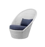 Billede af Cane-line Outdoor Kingston hyndesæt til Solstol - Blue