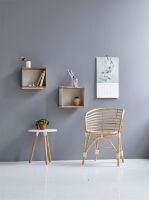 Billede af Cane-line Outdoor Area Taburet H: 46,5 cm - Teak/White