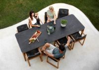 Billede af Cane-line Outdoor Aspect spisebord 280x100 - Teak & Black