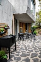 Billede af Cane-line Outdoor Blend Stol SH: 44 cm - Lava Grey