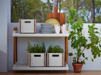 Billede af Cane-line Outdoor Opbevaringskasse - Teak/White