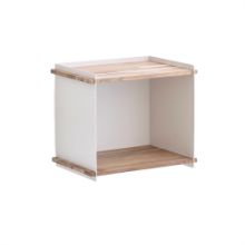 Billede af Cane-line Outdoor Box Wall H: 25,5 cm - Teak/White