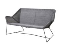 Billede af Cane-line Outdoor Breeze 2 Pers. Loungesofa L: 154 cm - Light Grey