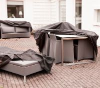 Billede af Cane-line Outdoor Cover 10 til Spiseborde op til 160 cm og capture chaiselong - Black