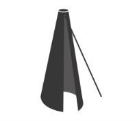 Billede af Cane-line Outdoor Cover 18 til Hyde Parasol 300x400 cm - Black