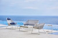 Billede af Cane-line Outdoor Breeze 2 Pers. Loungesofa L: 154 cm - White Grey