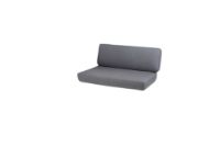 Billede af Cane-line Outdoor Savannah 2pers sofa venstre modul, hyndesæt - Grey
