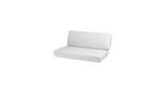 Billede af Cane-line Outdoor Savannah 2pers sofa venstre modul, hyndesæt - White
