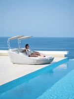 Billede af Cane-line Outdoor Savannah Daybed venstre modul - White Grey