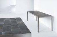 Billede af Rübner Sofabord 125x59x45 cm - Skiffer/Stål