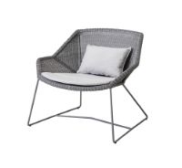 Billede af Cane-line Outdoor Breeze Loungestol SH: 40 cm - Light Grey 