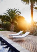 Billede af Cane-line Outdoor Breeze Solvogn Stabelbar SH: 36 cm - Light Grey