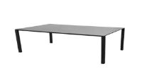 Billede af Cane-line Outdoor Pure Havebord 200x100 cm - Lava Grey/Concrete Grey