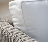 Billede af Cane-line Outdoor Connect Loungestol inkl. Hynder SH: 30 cm - Taupe/Hvid