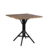 Billede af Sika-Design Nicole Cafébord 70x70cm - Sort 