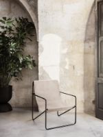 Billede af Ferm Living Desert Lounge Chair 63x77,5 cm - Black/Sand