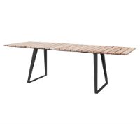 Billede af Cane-line Outdoor Copenhagen Spisebord - Teak/Lava Grey