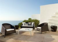 Billede af Cane-line Outdoor Kingston 2pers loungesofa - Mocca 