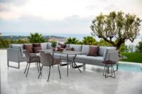 Billede af Cane-line Outdoor Joy Havebord 180x90 cm - Light Grey/Dark Grey