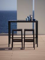 Billede af Cane-line Outdoor Cut Barbord H: 105 cm - Black Aluminium
