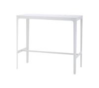 Billede af Cane-line Outdoor Cut Barbord H: 105 cm - White Aluminium