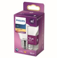 Billede af PHILIPS E27 LED Krone Pære 2,2W (25W) - Varm Hvid