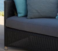 Billede af Cane-line Outdoor Diamond 2-pers. sofa - Graphite