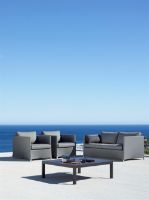 Billede af Cane-line Outdoor Diamond loungestol - Grey OUTLET