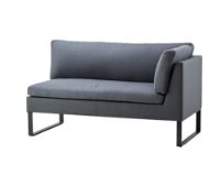 Billede af Cane-line Outdoor Flex 2 Pers. Sofa Venstre Modul - Grey
