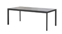 Billede af Cane-line Outdoor Drop Spisebord m. Udtræk 200x100 cm - Lava Grey/Fossil Black Keramik
