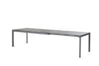 Billede af Cane-line Outdoor Drop Spisebord m. Udtræk 200x100 cm - Light Grey/Fossil Black Keramik