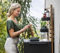 Billede af Cane-line Outdoor Drop køkken, enkelt modul - Lava Grey