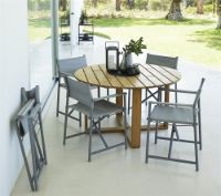 Billede af Cane-line Outdoor Endless Havebord Ø: 130 cm - Teak
