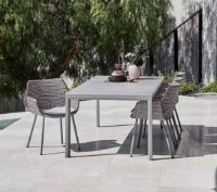 Billede af Cane-line Outdoor Drop Spisebord 200x100 cm - Lava Grey/Fossil Grey Keramik