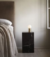 Billede af Audo Copenhagen Plinth Tall H: 51 cm - Black Marquina Marble