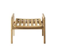 Billede af FDB Møbler M7 Sammen Fodskammel - Massiv Teak/Natur 