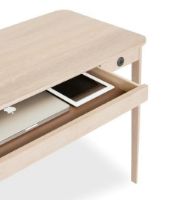 Billede af Skovby SM131 Skrivebord 115x74 cm - Hvidolieret Eg 