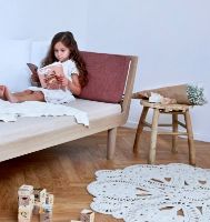 Billede af Kas Kopenhagen Atina Tæppe Ø: 120 cm - Jute OUTLET