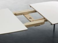 Billede af Haslev Symphony 82 Spisebord Ø: 105 cm - Hvid Laminat/Olieret Eg