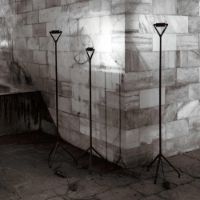 Billede af Luceplan Lola Gulvlampe H:160-200cm - Nero 