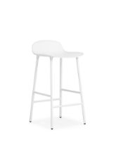 Billede af Normann Copenhagen Form Barstol SH: 65cm - Hvid/Stål