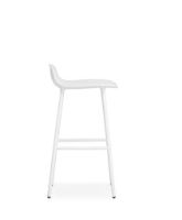 Billede af Normann Copenhagen Form Barstol SH: 65cm - Hvid/Stål
