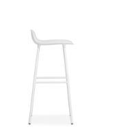 Billede af Normann Copenhagen Form Barstol SH: 75cm - Hvid/Stål