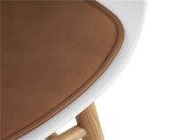 Billede af Normann Copenhagen Form Hynde 46x39cm - Brandy Læder/Cognac